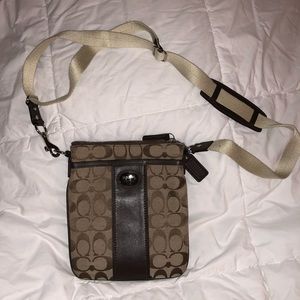 Coach cross body purse